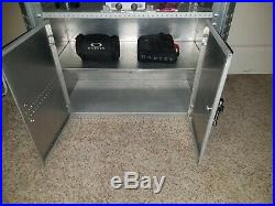 Oakley Aluminum Display Case X-Metal Double Wide Rare With Light Kit & key