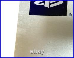 Official PlayStation 2 PS2 Aluminum Metal Store Display Sign Man Cave Rare 24in