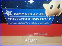 Official Super Mario Galaxy 1 + 2 Large Store Display Standee Nintendo RARE