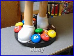 One VERY Slightly used Rare Blue M&M Character Candy Store Display With Storage