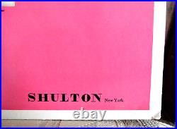 Orig. /Rare! 1960's SHULTON NEW YORK ESCAPADE PERFUME Vintage Store Display