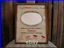 Orig. /Rare! Pre-1950 TANGEE LIPSTICK Wooden Store Display with Mirror