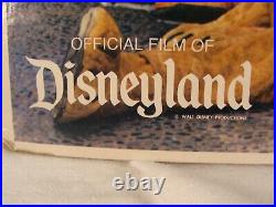 Original 1971 GAF Color Film Disneyland Store Display Sign RARE