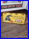 Original Antique Plumb Hammer Axe Hatchet Metal Store Display Rack Sign RARE
