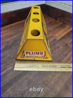 Original Antique Plumb Hammer Axe Hatchet Metal Store Display Rack Sign RARE Original Antique Plumb Hammer Axe Hatchet Metal Store Display Rack Sign RARE