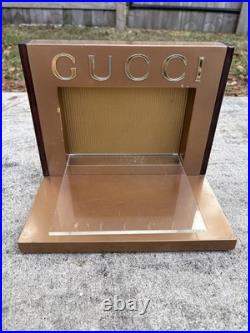 Original Gucci Store Display Sunglasses Watch Jewelry Shelf Holder Rare