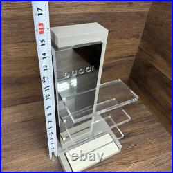 Original Gucci Store Display Sunglasses Watch Jewelry Shelves Holder Rare