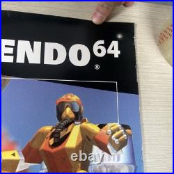 Original Rare 1997 N64 Blast Corps Promo Poster Store Display Sign Nintendo 64