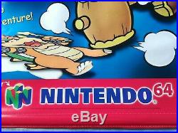 PAPER MARIO N64 VINYL BANNER Sign Store Display Nintendo 64 Promo ULTRA RARE
