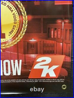 PS4 NBA 2K15 Kevin Durant Promo Store Display Vinyl Banner LARGE 72x36 RARE