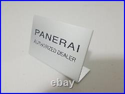 Panerai Watch Authorized Dealer Oem Store Display Sign Plaque Vip Rare