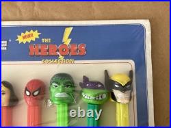 Pez Heroes Collection Salesman Sample Store Display sealed Wolverine 1999 RARE