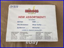 Pez Heroes Collection Salesman Sample Store Display sealed Wolverine 1999 RARE
