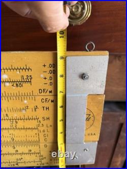 Pickett Classroom Display Working Slide Rule store display rare vintage 4ft