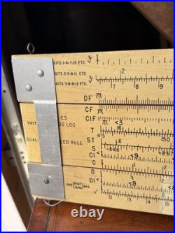 Pickett Classroom Display Working Slide Rule store display rare vintage 4ft