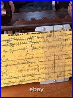 Pickett Classroom Display Working Slide Rule store display rare vintage 4ft