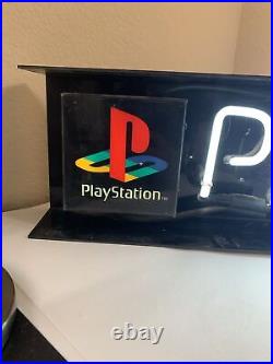 PlayStation 1 Store Display Neon Sign WORKING RARE WOW! Vintage