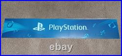 PlayStation Display Sign Vinyl Banner Store Advertising Authentic Rare 46 x 14
