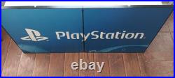 PlayStation Official PS Logo Gamestop Store Display 4 Piece Sign RARE 24x96×1