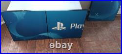 PlayStation Official PS Logo Gamestop Store Display 4 Piece Sign RARE 24x96×1