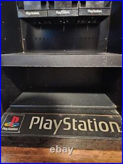 Playstation Display Cabinet Case RARE Store Display PS1 Official Authentic