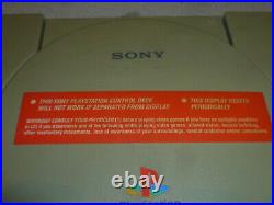Playstation Sony System Demo Kiosk Store Display Scph-1001 Rare Console Pepsi