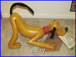 Pluto Dog Figure Walt Disney Company 1988 Window Store Display Rare 28 Long