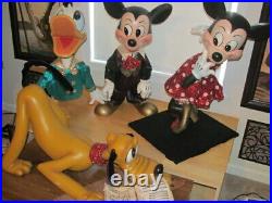 Pluto Dog Figure Walt Disney Company 1988 Window Store Display Rare 28 Long