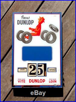 Pneus Dunlop Savignac-rare Calendrier Perpetuel Gerrer. 1954