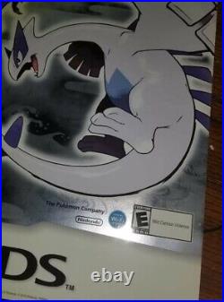 Pokemon Heart gold Soul silver Toys R Us STORE POSTER Rare Nintendo DS Lugia