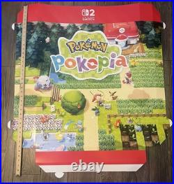 Pokemon Pokopia Nintendo Switch 2 Promotional Store Display GameStop 33x24 Rare