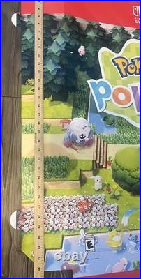 Pokemon Pokopia Nintendo Switch 2 Promotional Store Display GameStop 33x24 Rare