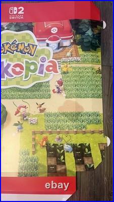 Pokemon Pokopia Nintendo Switch 2 Promotional Store Display GameStop 33x24 Rare