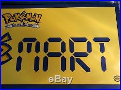 Pokemon Store Display Sign PokeMart Sign Uber Rare