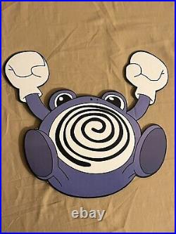 Pokemon The First Movie Poliwhirl Cardboard Cutout Display 2000 Vintage Rare