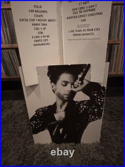 Prince The Hits Standee In-store Display VHS Cassette CD Warner PROMO HTF RARE