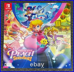 Princess Peach Showtime GameStop Store Display 48x48 RARE