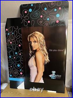 RARE-05-Britney Spears-Curious The Fragrance-18X 24 End-Cap Store Display Box