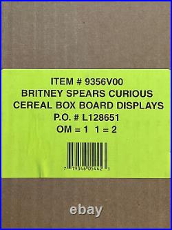 RARE-05-Britney Spears-Curious The Fragrance-18X 24 End-Cap Store Display Box