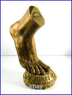 RARE 1920's Jung's Foot Arch Braces Store Advertising Display medical