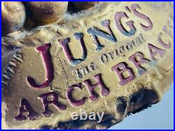 RARE 1920's Jung's Foot Arch Braces Store Advertising Display medical