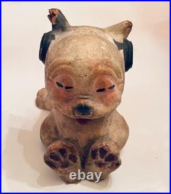 RARE 1920s Crosley Pup Radio Bonzo Paper Mache Dog Advertising Store Display