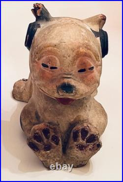 RARE 1920s Crosley Pup Radio Bonzo Paper Mache Dog Advertising Store Display