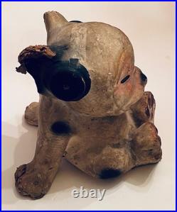 RARE 1920s Crosley Pup Radio Bonzo Paper Mache Dog Advertising Store Display