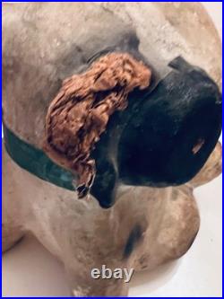 RARE 1920s Crosley Pup Radio Bonzo Paper Mache Dog Advertising Store Display