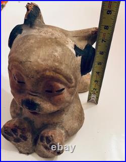 RARE 1920s Crosley Pup Radio Bonzo Paper Mache Dog Advertising Store Display