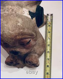 RARE 1920s Crosley Pup Radio Bonzo Paper Mache Dog Advertising Store Display