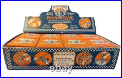 RARE 1920s DUTCH BRAND FRICTION TAPE Store Display Box NOS 16 Rolls Van Cleef