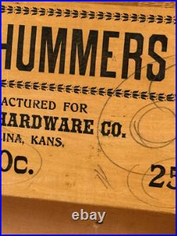 RARE 1920s HD Lee Hardware 4 Hummers Lock Store Advertising Display Salina KS