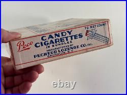 RARE 1930s 40s Pico Candy Cigarettes Advertising Store Display Candy Box